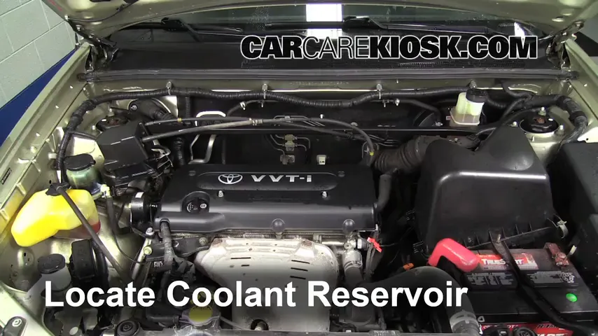 2003 Toyota Highlander 2.4L 4 Cyl. Coolant (Antifreeze) Fix Leaks